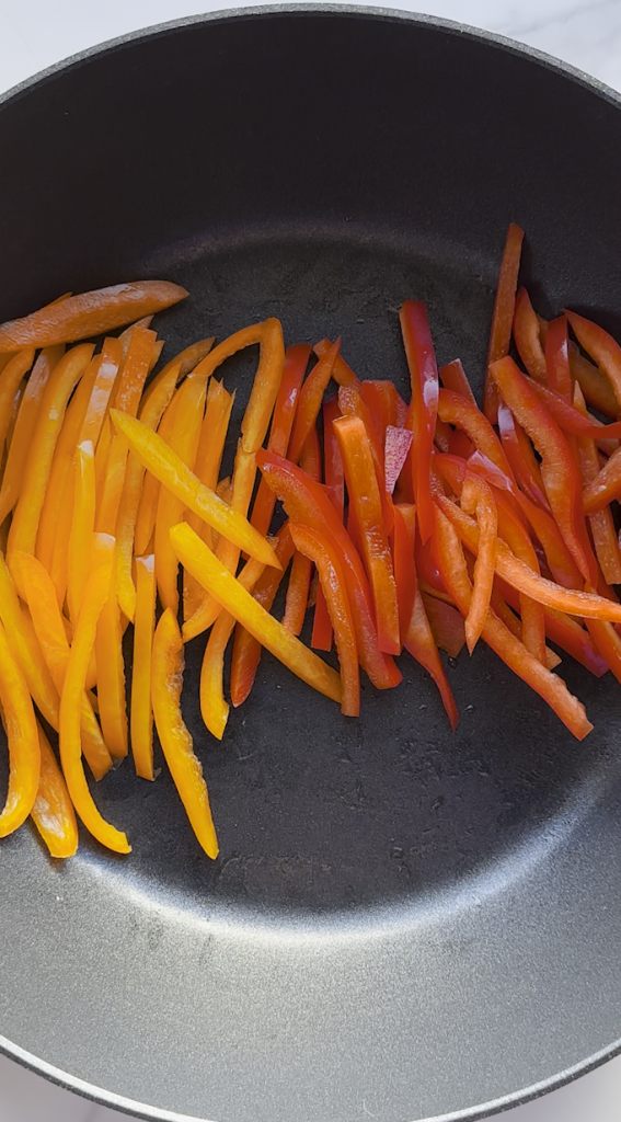 sliced bell peppers